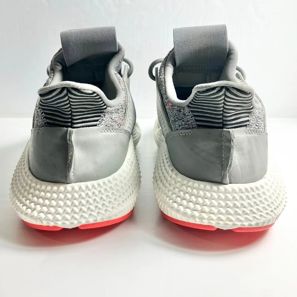 Adidas Prophere Shoes Men's Size 10 Running Sneakers Gray White Solar Red CQ3023